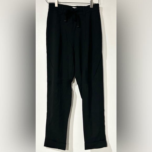 Vince Cuffed Drawstring Jogger Trouser Pants in Black XS - Picture 5 of 9